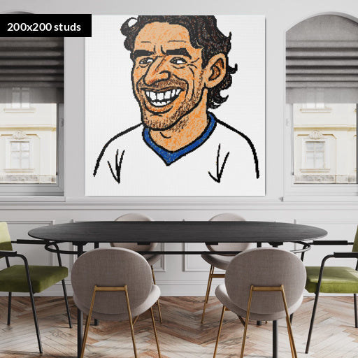 200*200studs, 160*160cm, 63*63inch