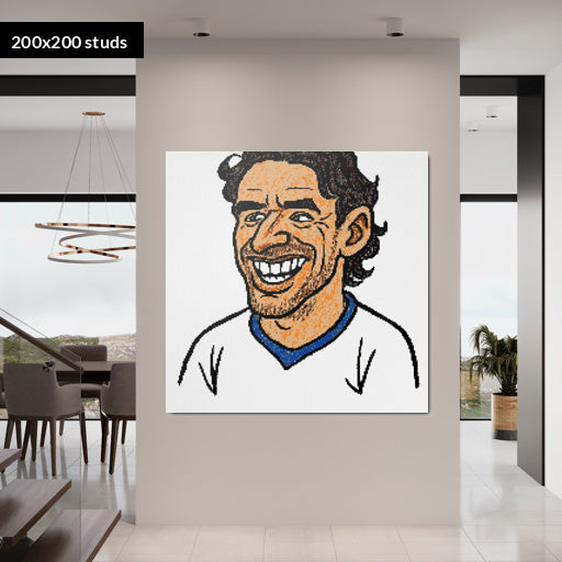 200*200studs, 160*160cm, 63*63inch