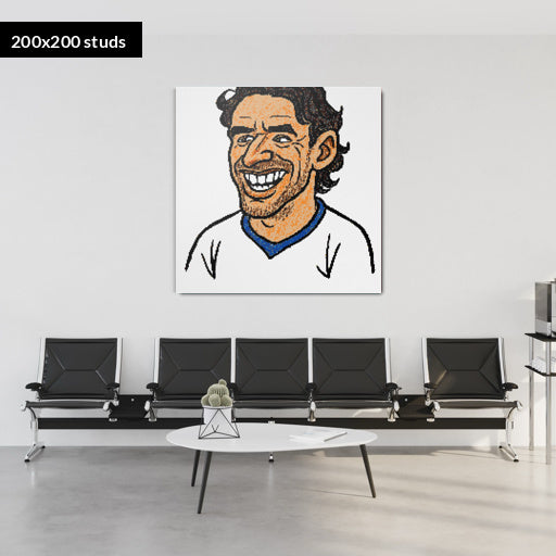 200*200studs, 160*160cm, 63*63inch