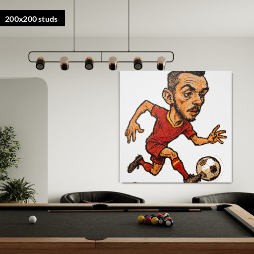 200*200studs, 160*160cm, 63*63inch