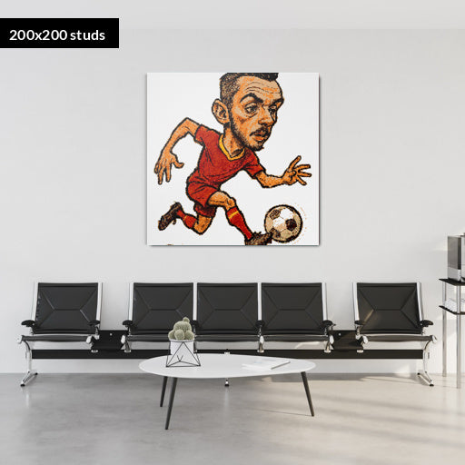 200*200studs, 160*160cm, 63*63inch