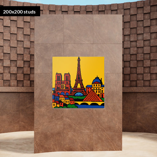 200*200studs, 160*160cm, 63*63inch