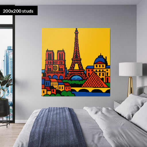 200*200studs, 160*160cm, 63*63inch