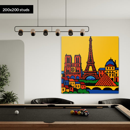 200*200studs, 160*160cm, 63*63inch
