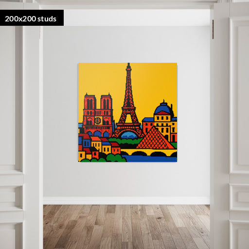 200*200studs, 160*160cm, 63*63inch