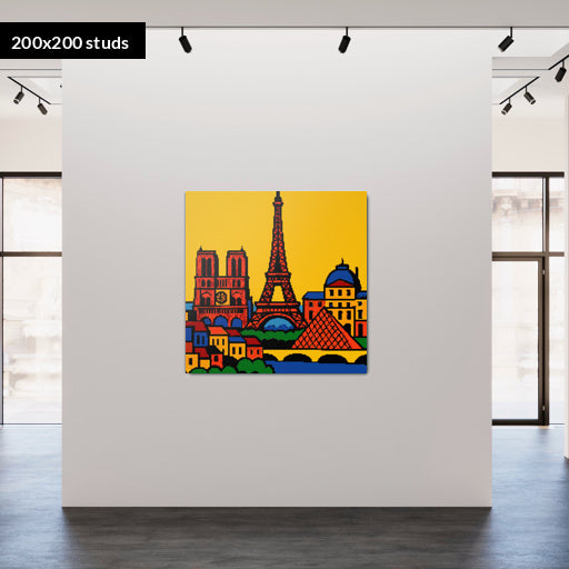 200*200studs, 160*160cm, 63*63inch
