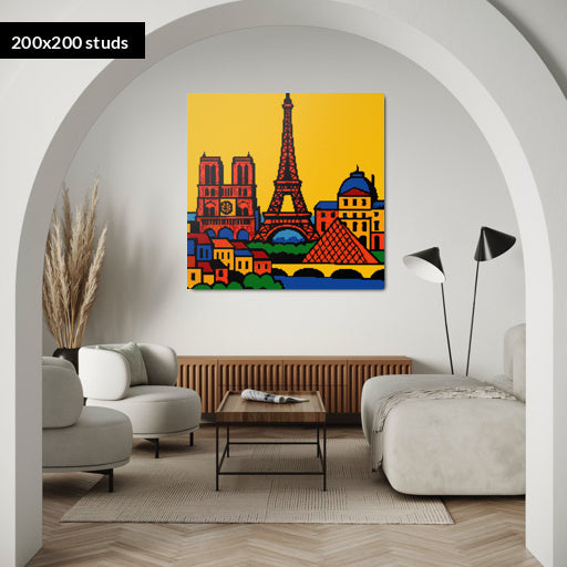 200*200studs, 160*160cm, 63*63inch