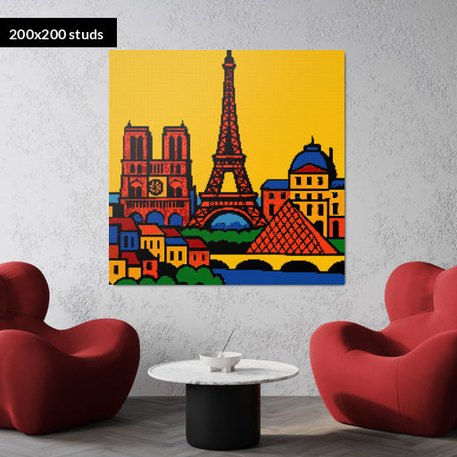 200*200studs, 160*160cm, 63*63inch