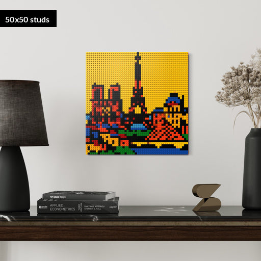 50*50studs, 40*40cm, 15,75*15,75inch