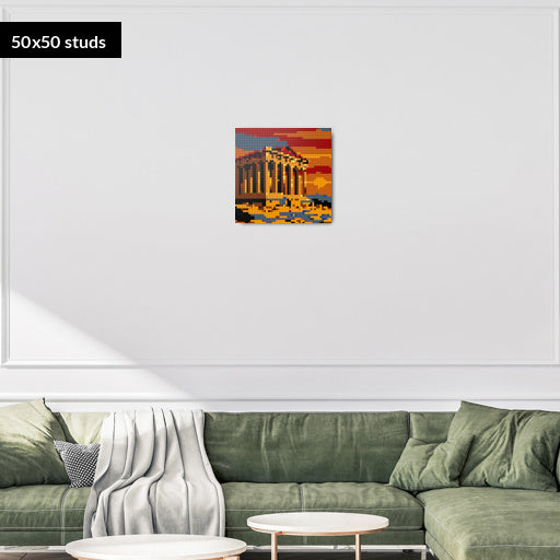 50*50studs, 40*40cm, 15,75*15,75inch