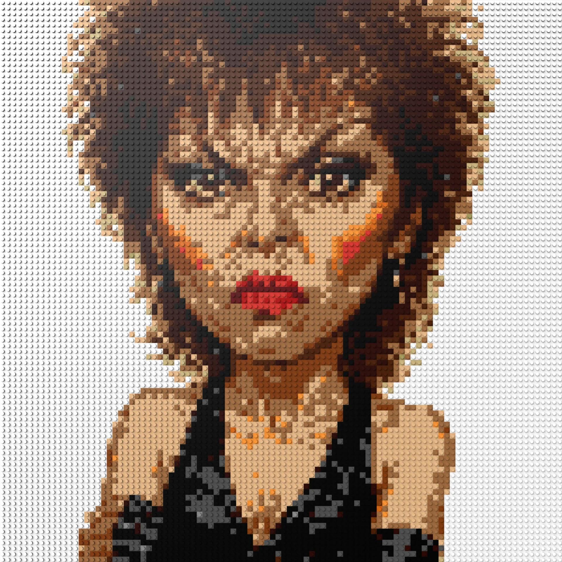 100*100studs, 80*80cm, 31,5*31,5inch