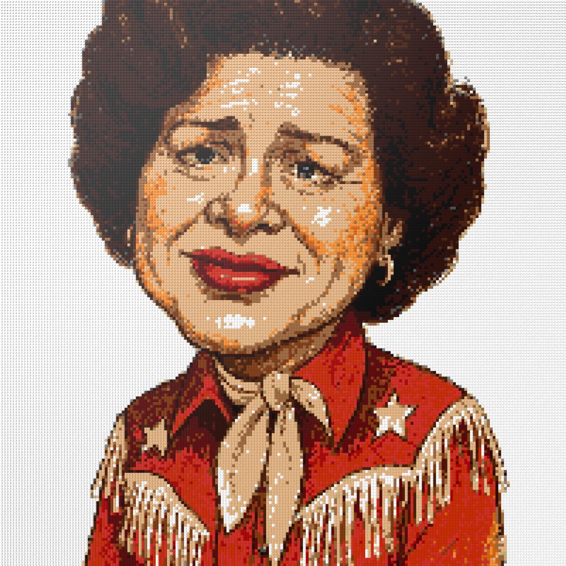 200*200studs, 160*160cm, 63*63inch