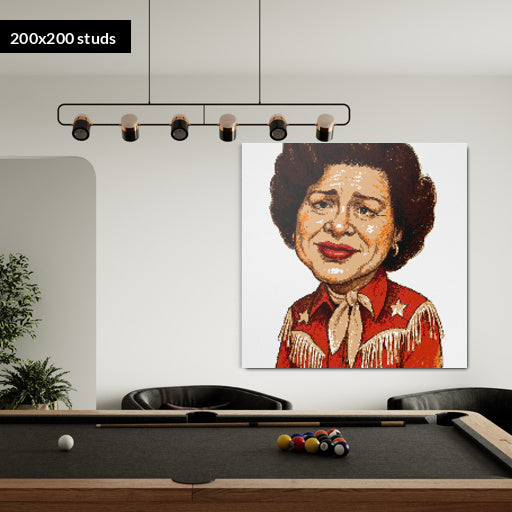 200*200studs, 160*160cm, 63*63inch