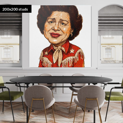 200*200studs, 160*160cm, 63*63inch