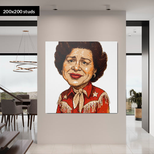 200*200studs, 160*160cm, 63*63inch