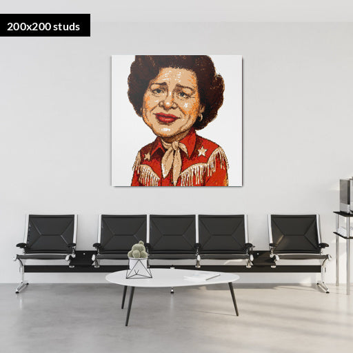 200*200studs, 160*160cm, 63*63inch