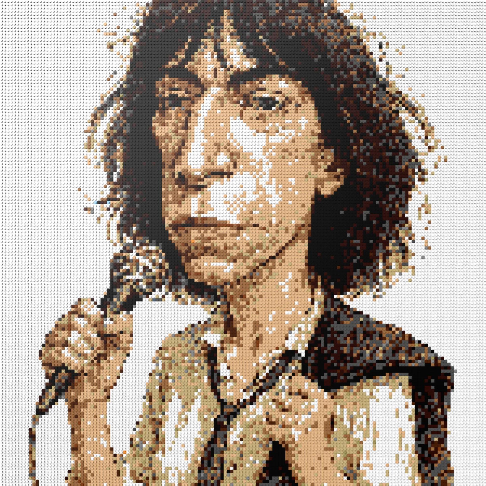 150*150studs, 120*120cm, 47,25*47,25inch