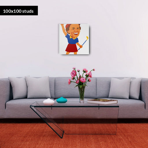 100*100studs, 80*80cm, 31,5*31,5inch