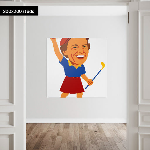 200*200studs, 160*160cm, 63*63inch