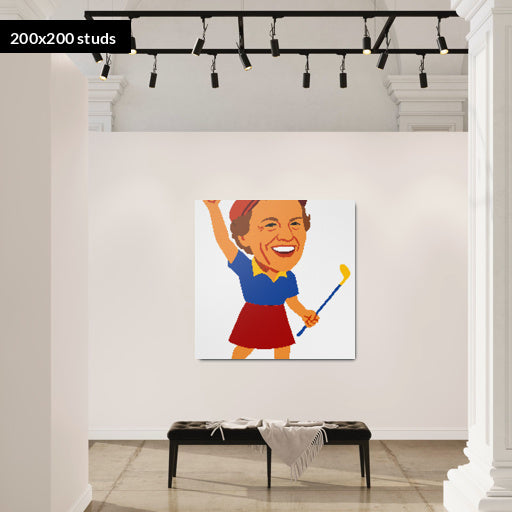 200*200studs, 160*160cm, 63*63inch