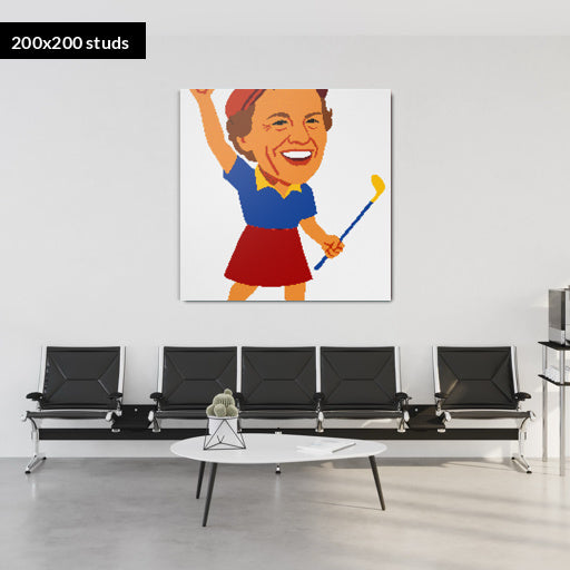 200*200studs, 160*160cm, 63*63inch