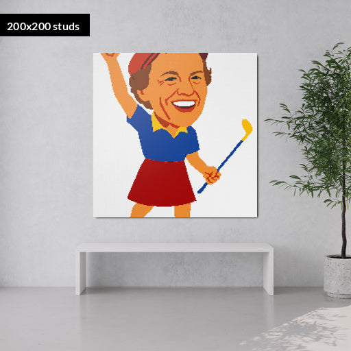 200*200studs, 160*160cm, 63*63inch