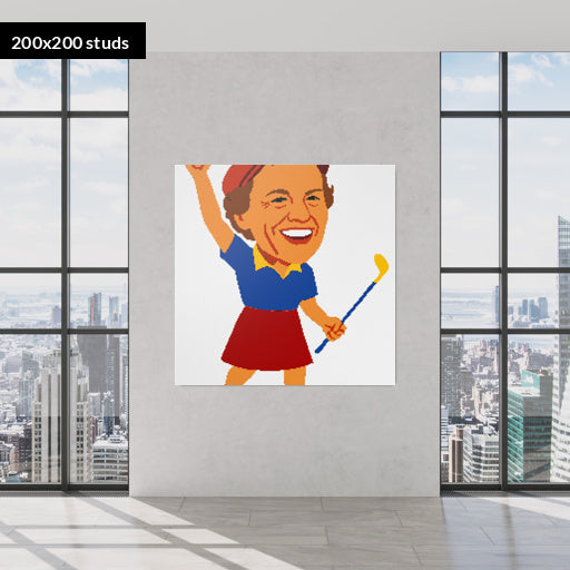 200*200studs, 160*160cm, 63*63inch
