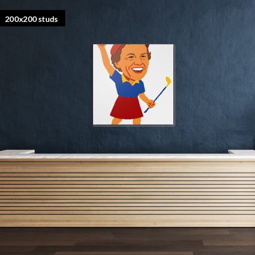 200*200studs, 160*160cm, 63*63inch