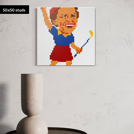 50*50studs, 40*40cm, 15,75*15,75inch