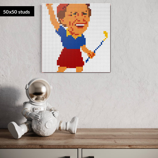 50*50studs, 40*40cm, 15,75*15,75inch
