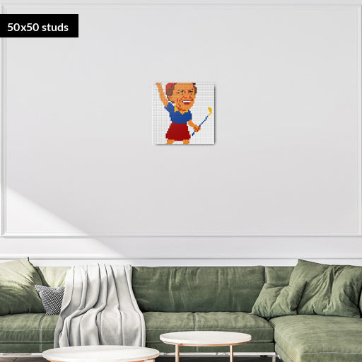 50*50studs, 40*40cm, 15,75*15,75inch