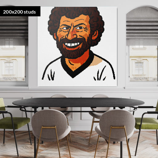 200*200studs, 160*160cm, 63*63inch