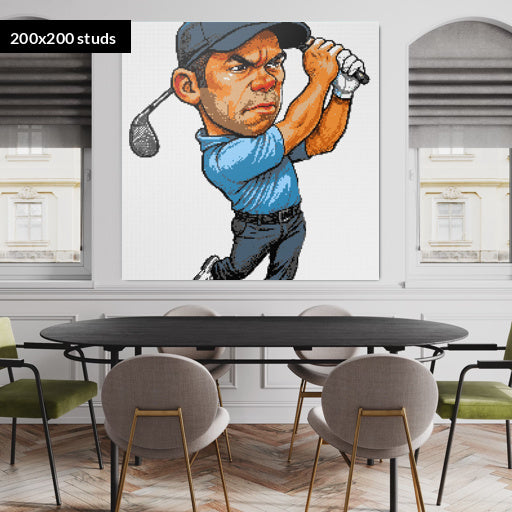 200*200studs, 160*160cm, 63*63inch