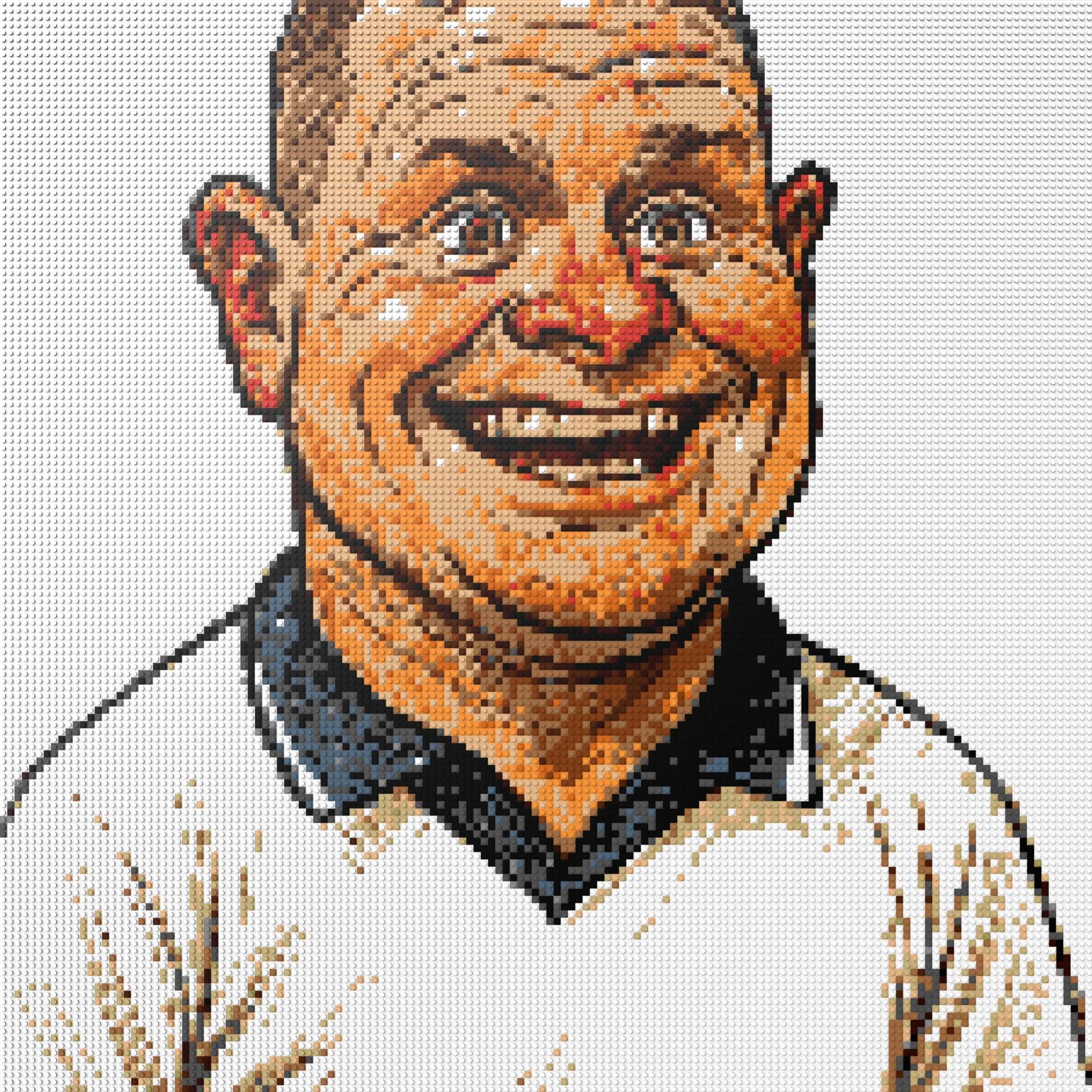 150*150studs, 120*120cm, 47,25*47,25inch