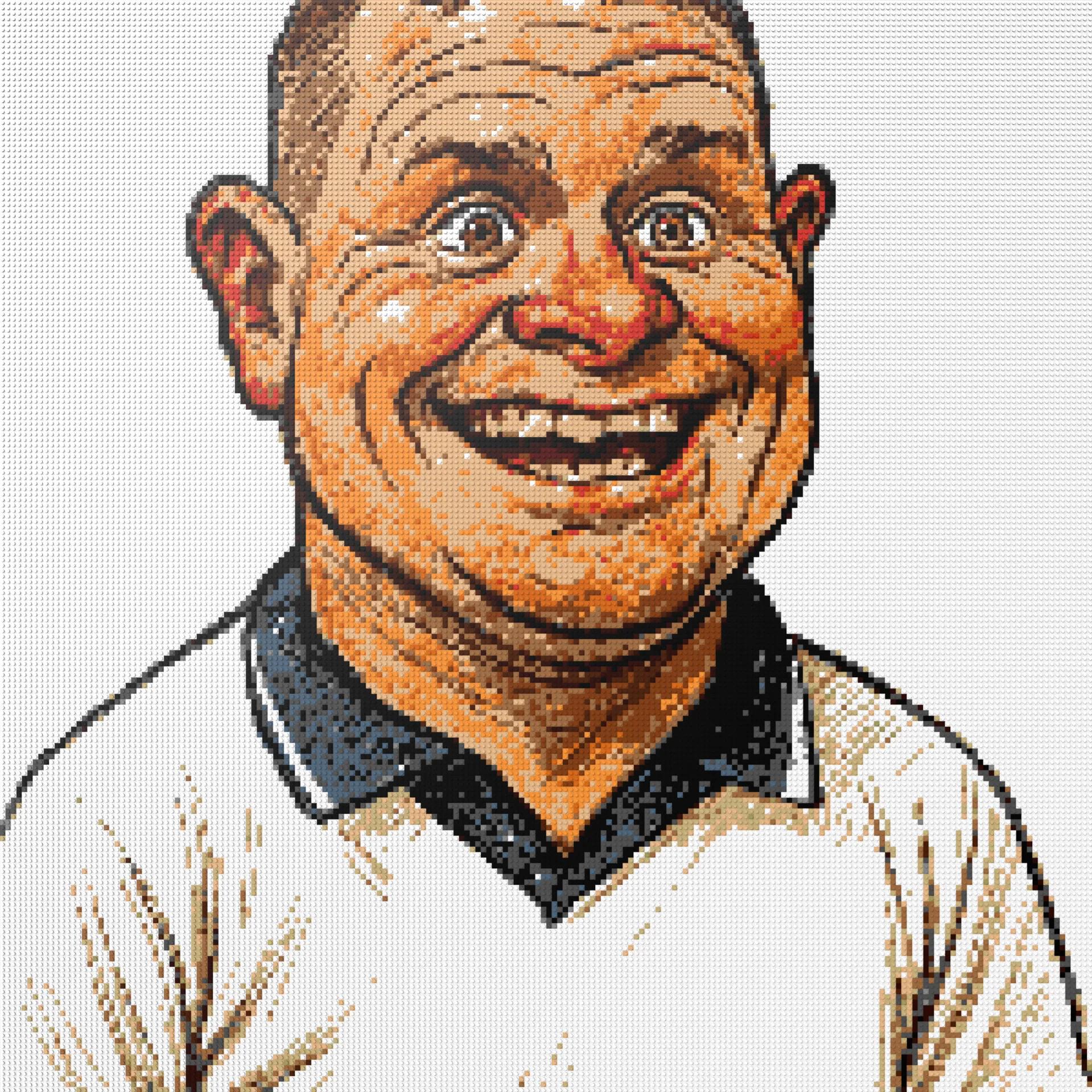 200*200studs, 160*160cm, 63*63inch