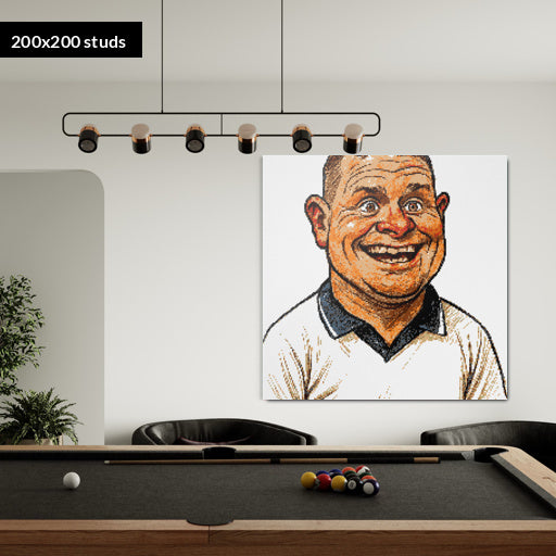 200*200studs, 160*160cm, 63*63inch