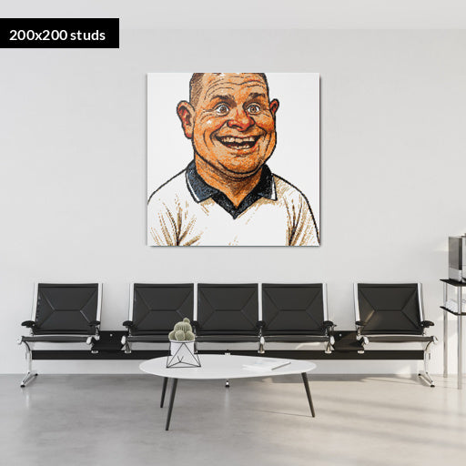 200*200studs, 160*160cm, 63*63inch