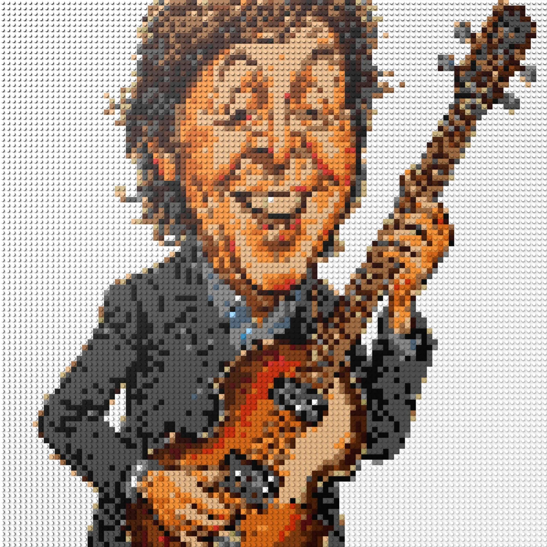 100*100studs, 80*80cm, 31,5*31,5inch