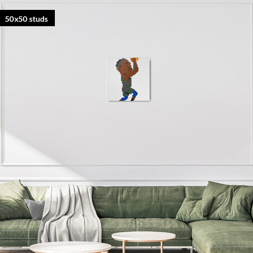 50*50studs, 40*40cm, 15,75*15,75inch