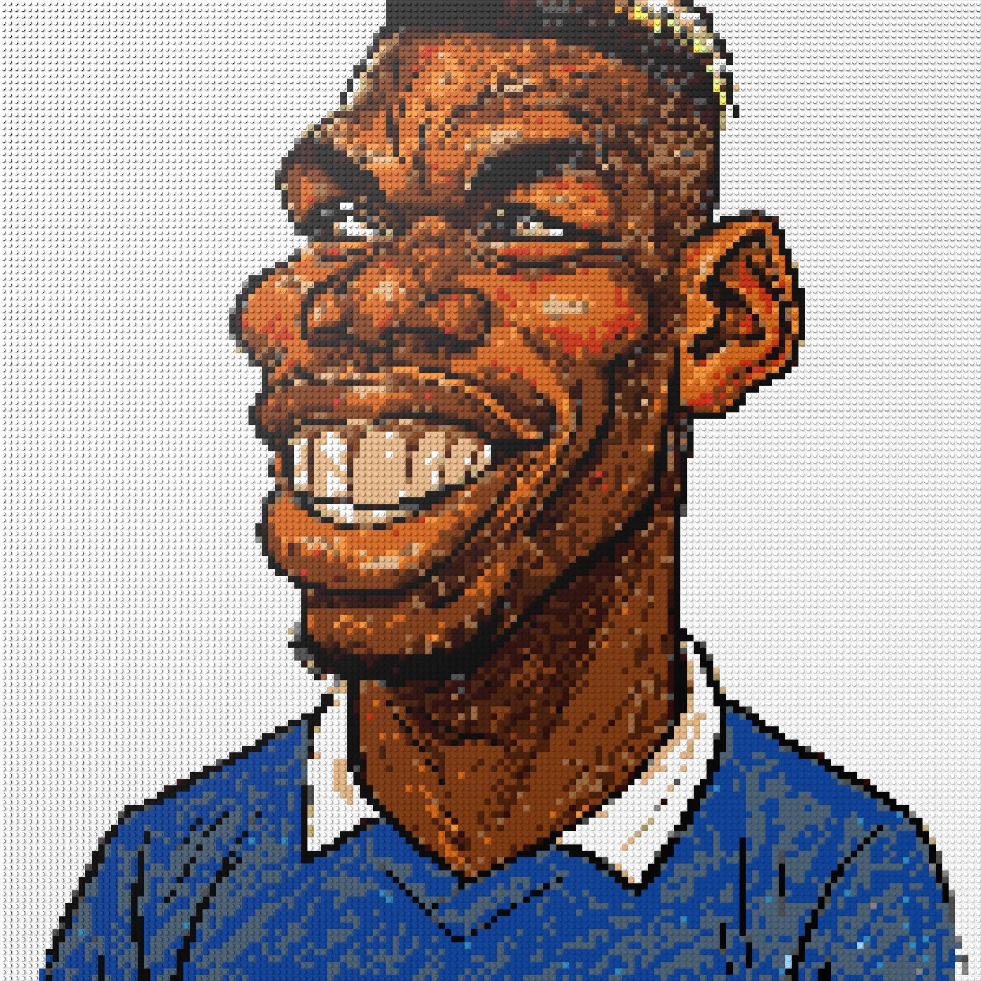 150*150studs, 120*120cm, 47,25*47,25inch