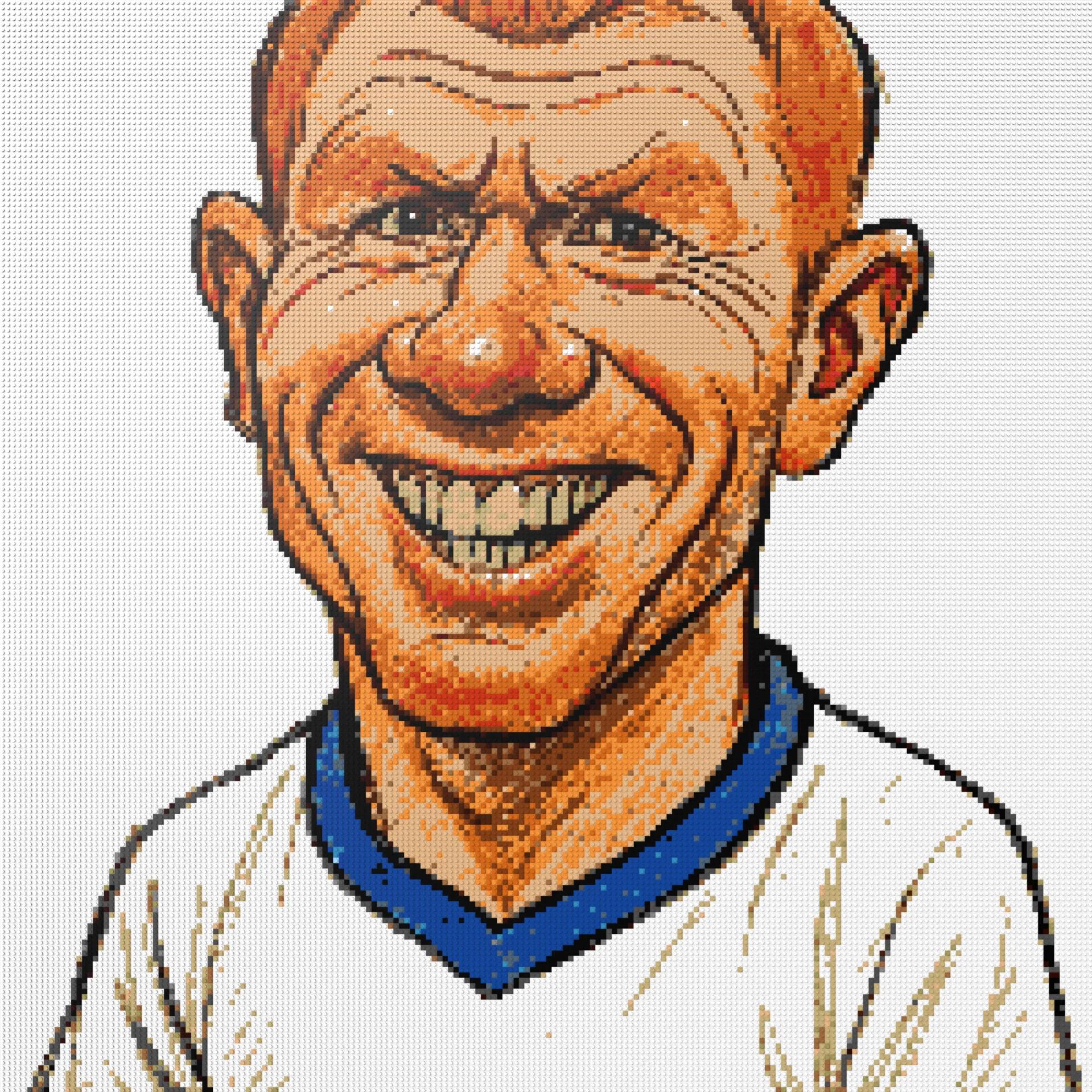 200*200studs, 160*160cm, 63*63inch