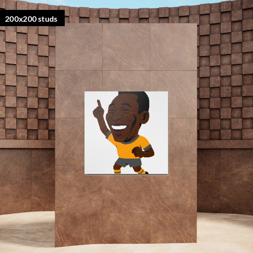 200*200studs, 160*160cm, 63*63inch