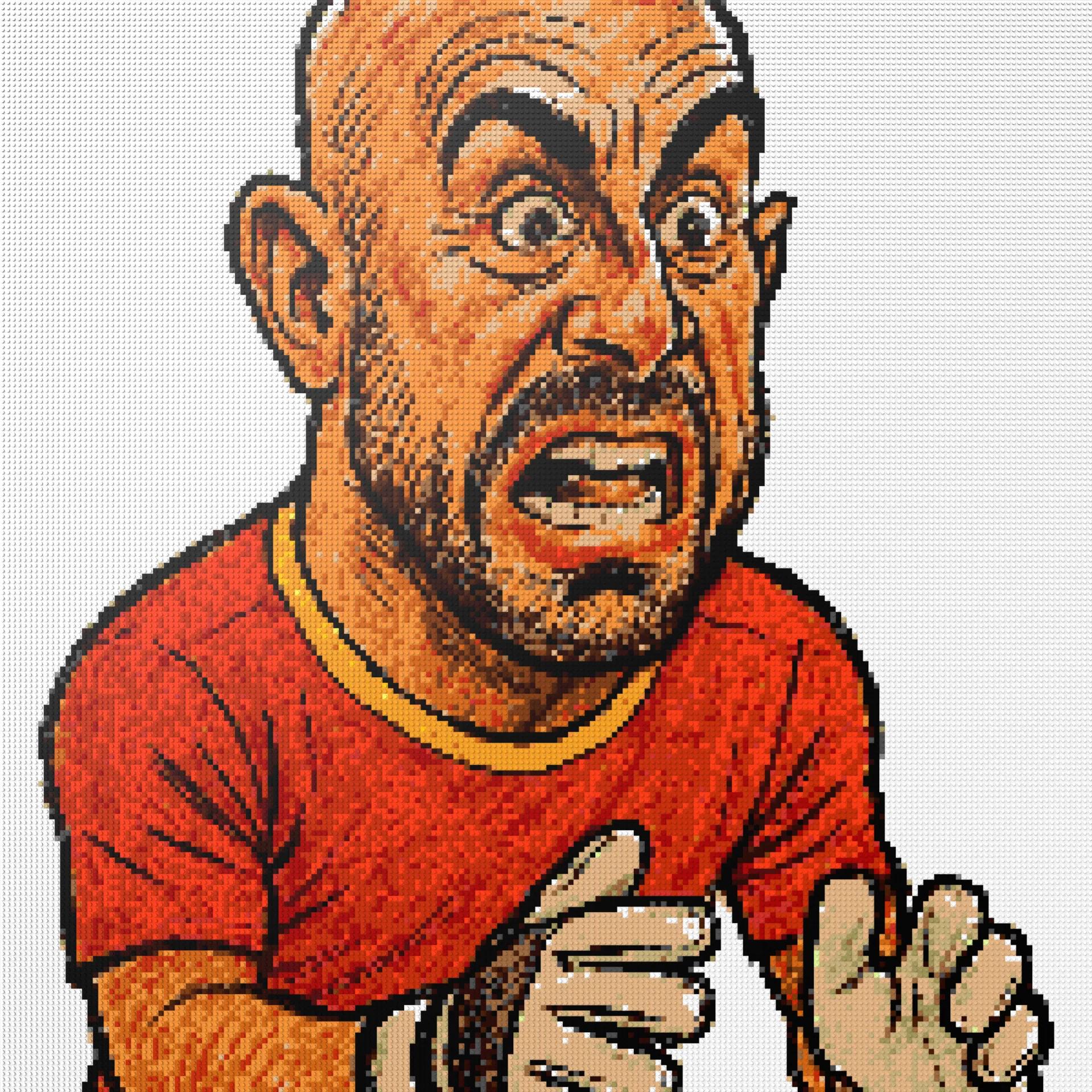 200*200studs, 160*160cm, 63*63inch