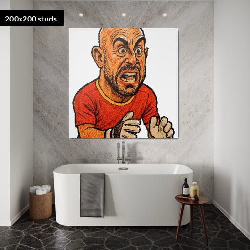 200*200studs, 160*160cm, 63*63inch