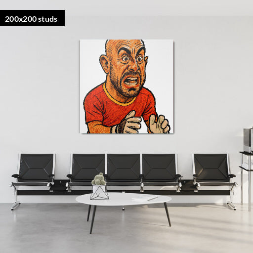 200*200studs, 160*160cm, 63*63inch