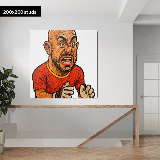 200*200studs, 160*160cm, 63*63inch