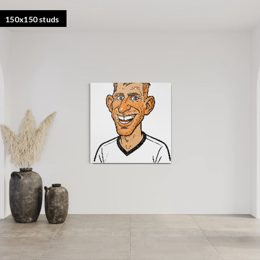 150*150studs, 120*120cm, 47,25*47,25inch