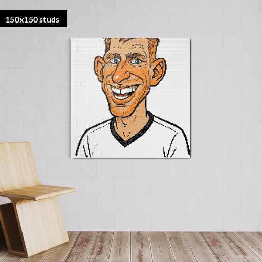 150*150studs, 120*120cm, 47,25*47,25inch