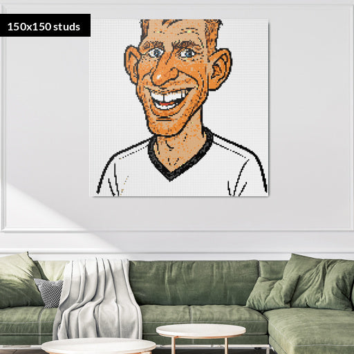 150*150studs, 120*120cm, 47,25*47,25inch