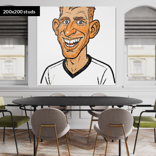 200*200studs, 160*160cm, 63*63inch